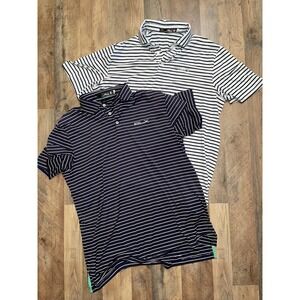 Men's RLX Performance Polo Shirts Lot Of 2 Short Sleeve Large Golf